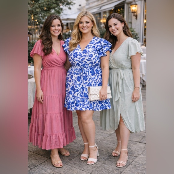 NWT Sugarlips Floral Mini dress With  Tie Waist 🌹🌸🌺 plus size 2X   Bin L - Picture 3 of 6